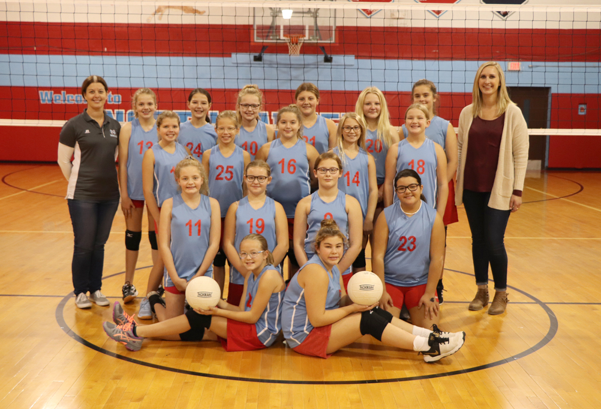 Volleyball North Sargent 3 School District